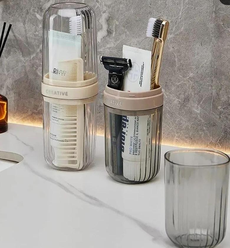 Portable Travel Toothbrush & Toothpaste Holder image