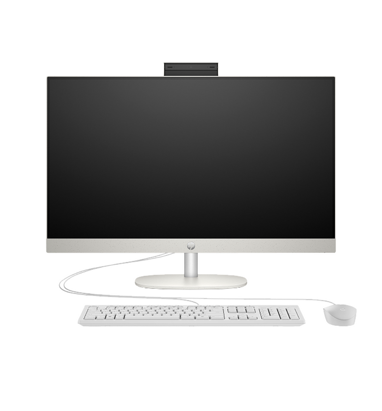HP All-in-One 27-cr0156nh – Intel® Core™ i7-1355U | 8GB RAM | 512GB SSD | FreeDOS | 27" FHD | Non-Touch | Shell White image