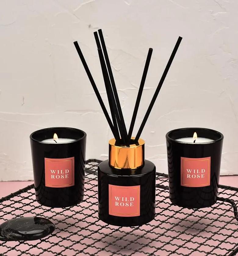50ml reed diffuser + 2pc scented candles image
