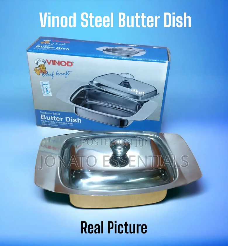 Stainless Steel Butter Dish image