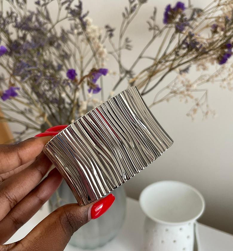 Sylvara Textured Bangle image