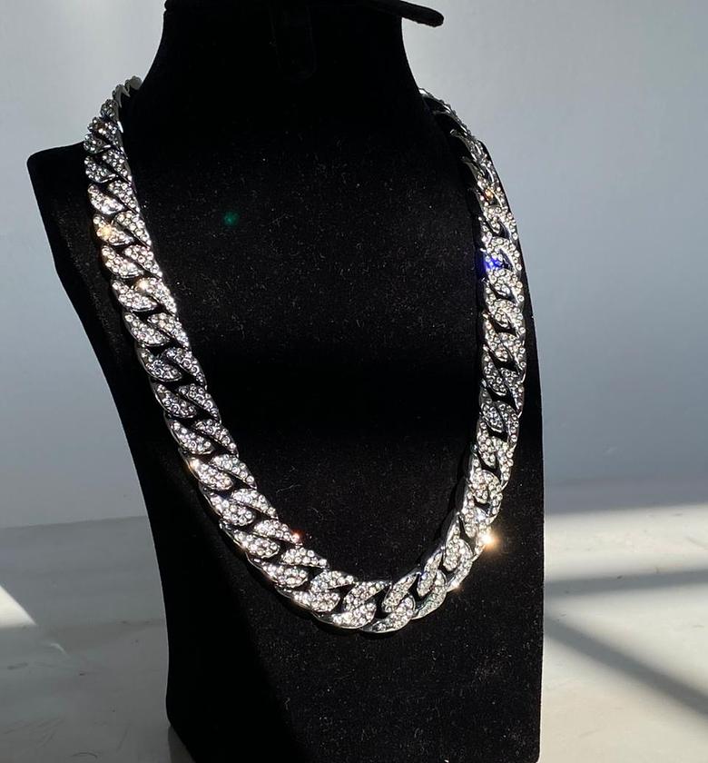 Iced Out Cuban Link Chain image