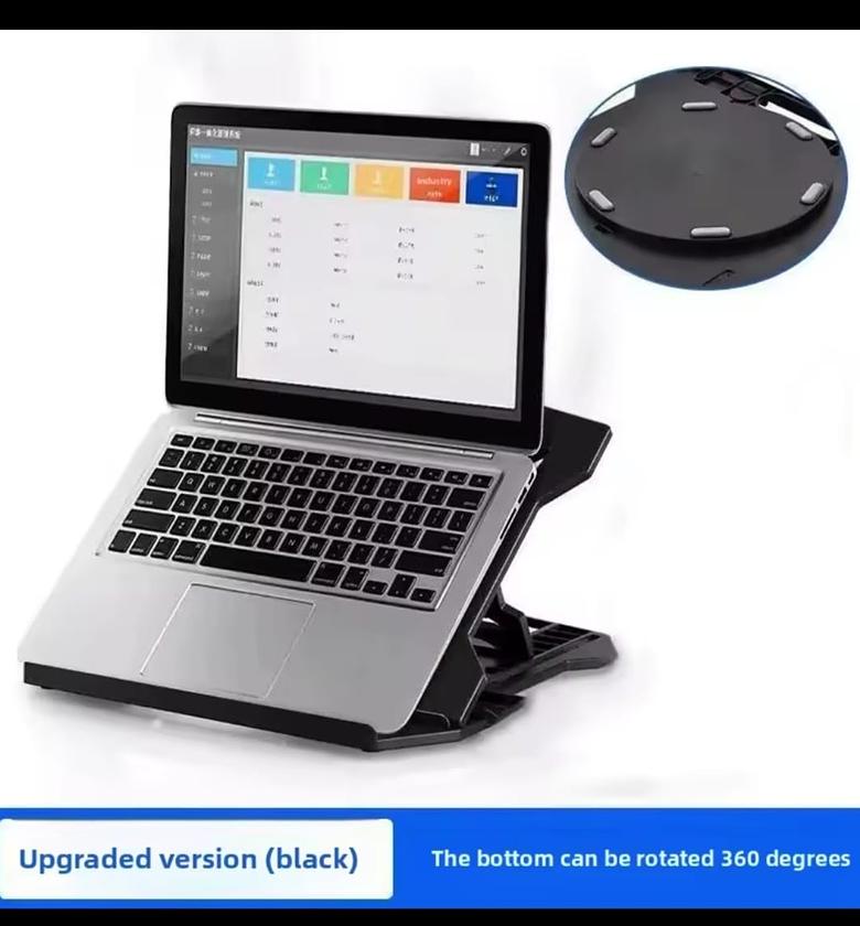 Foldable and Adjustable Laptop Stand, Tablet Holder image