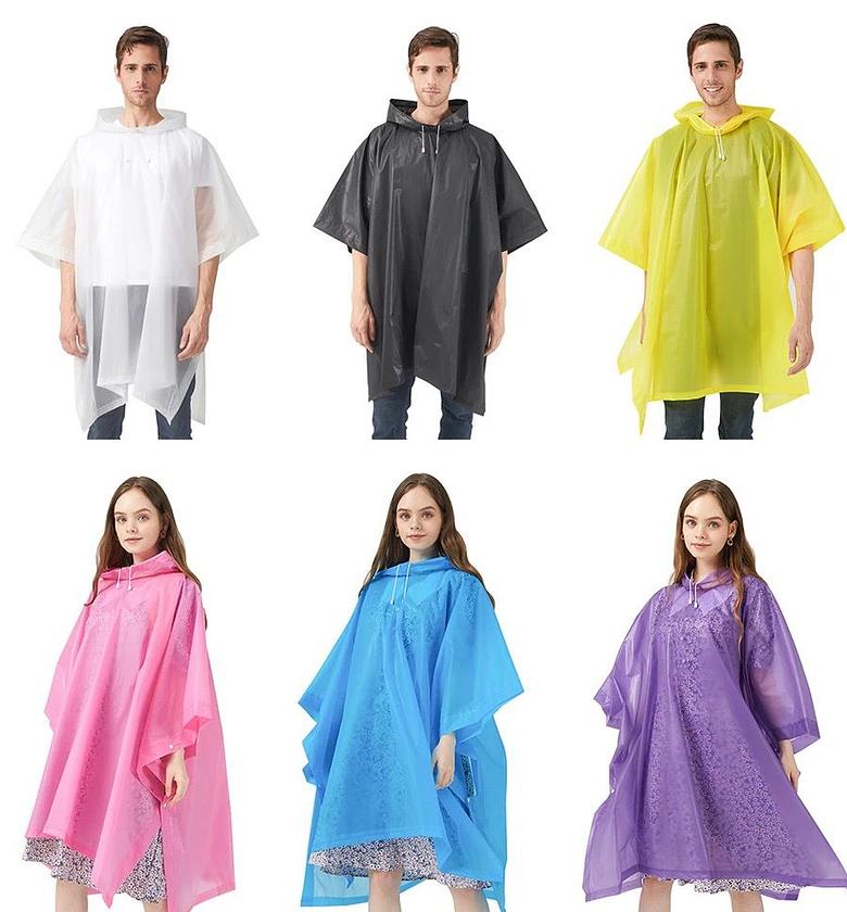Poncho Rain Coat, Waterproof Raincoat image