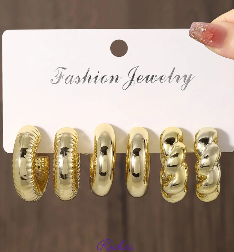 Mini Hoops Earrings Sets image