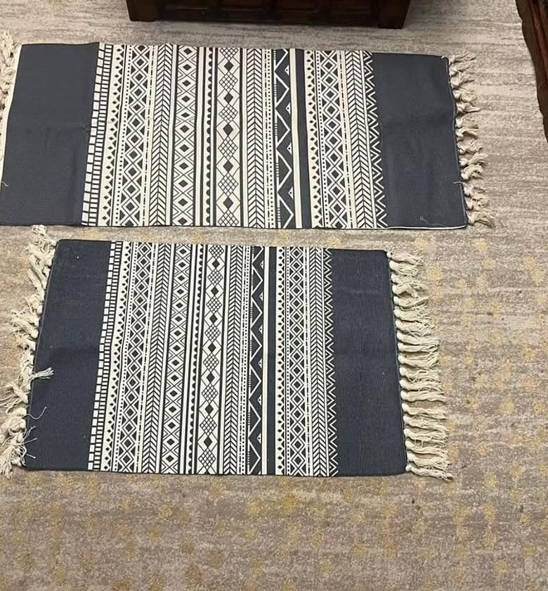 Handwoven Cotton Area Rug image