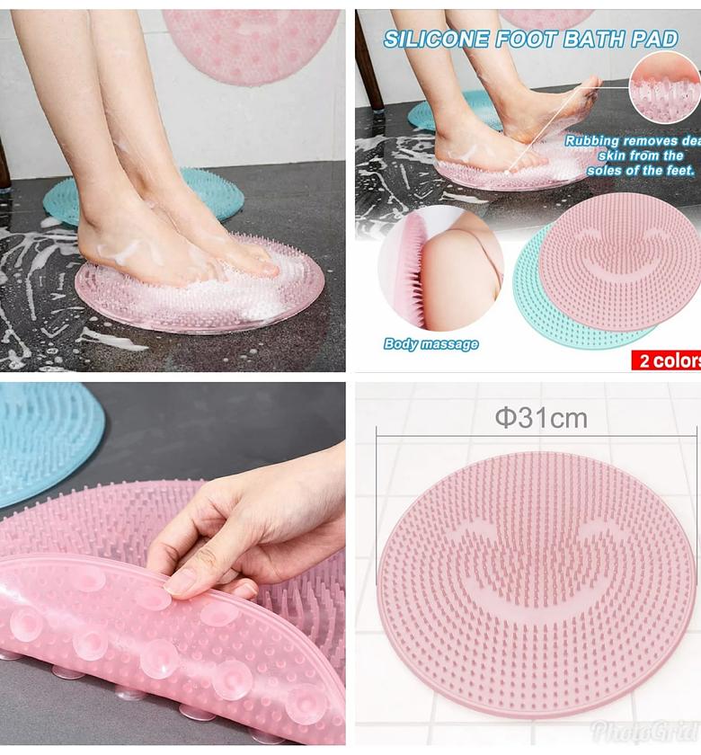 Silicone Suction Foot Washing Bath Mat image