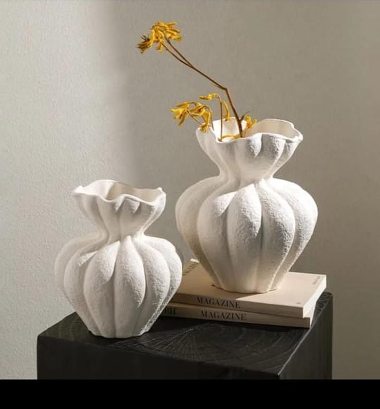 Textured vases (a) image