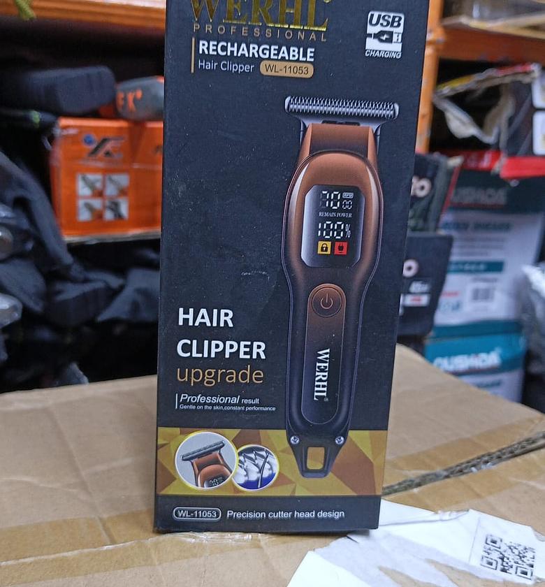Electric Shaver. WERHL Rechargeable Hair Clipper, model WL-11053. image