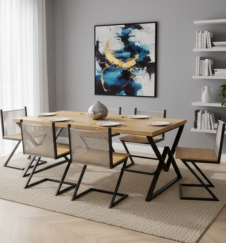 Industrial Dining Set image