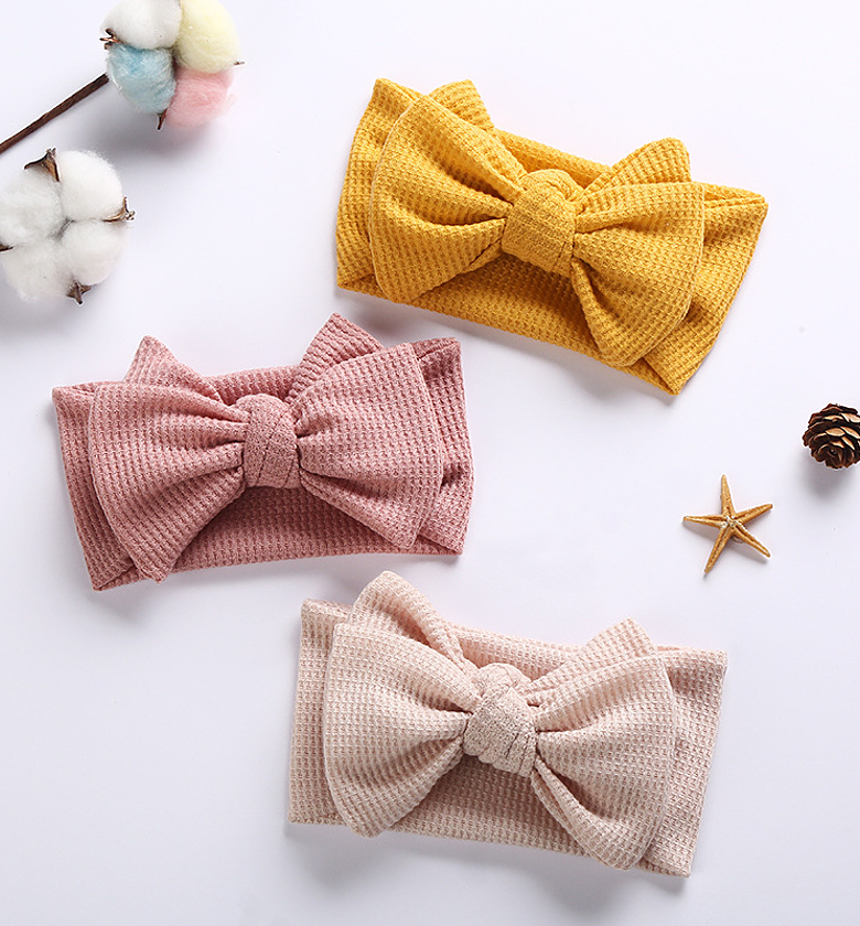 Classic Waffle Bow Headbands image