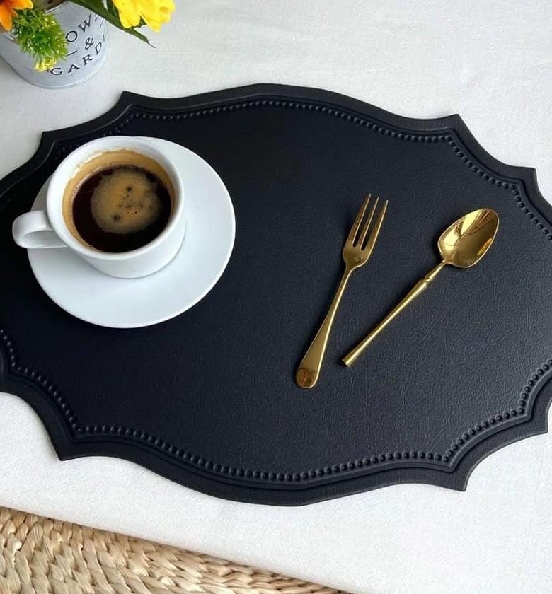 6pc leather mats image