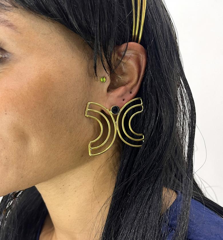 Ushindi Brass Earrings  image