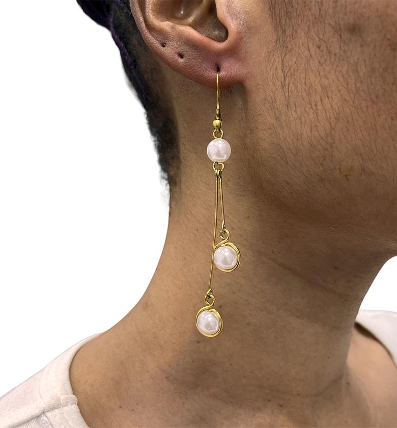 Binta Brass Earrings  image