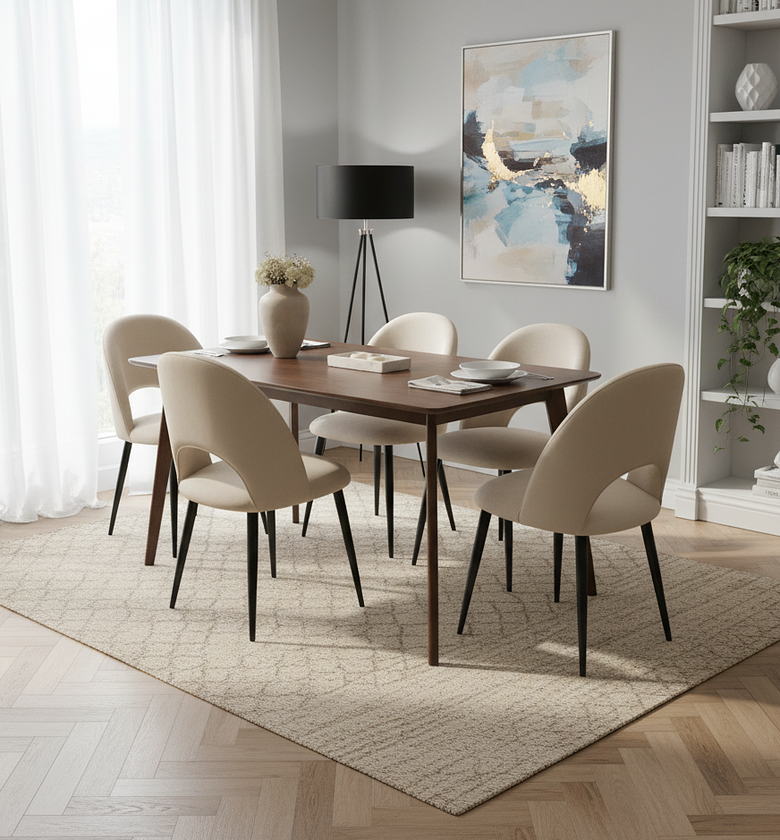 Contemporary Oval Dining Set image
