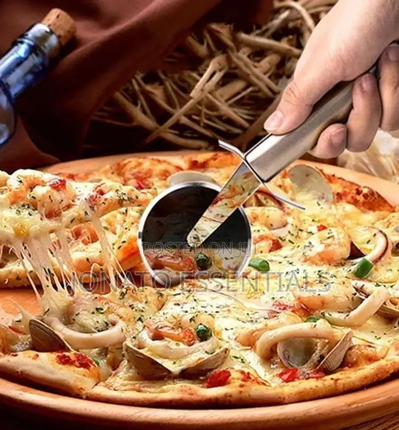 Mini Stainless Steel Pizza Cutter image