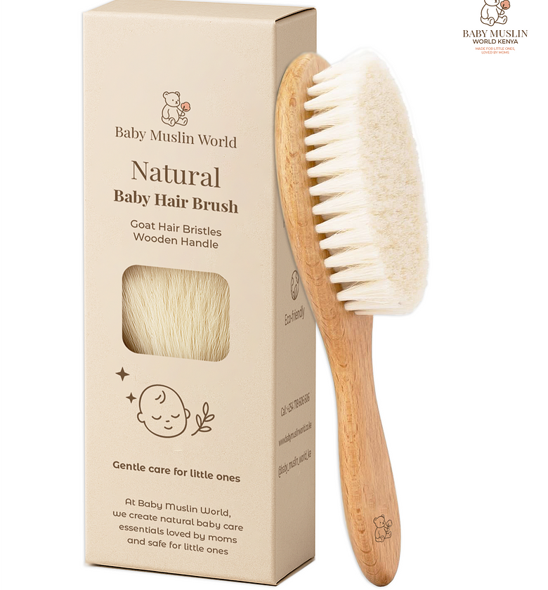 Baby Muslin World Natural Hair Brush image