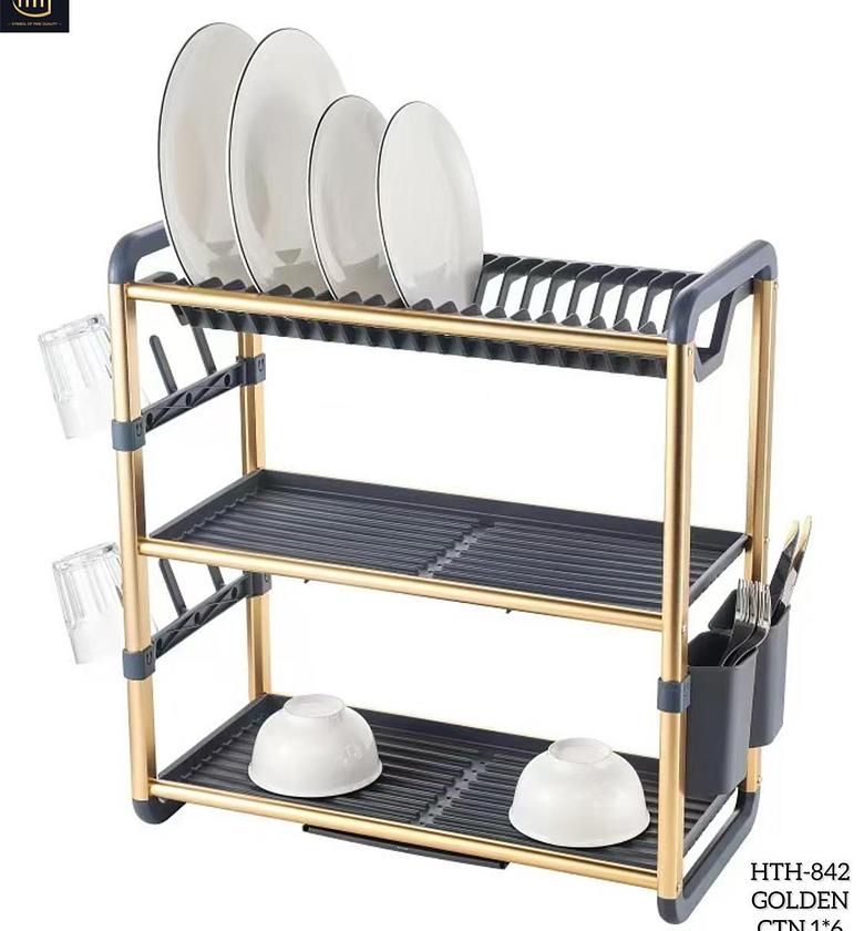 HTH Triple Layer Dish Rack image