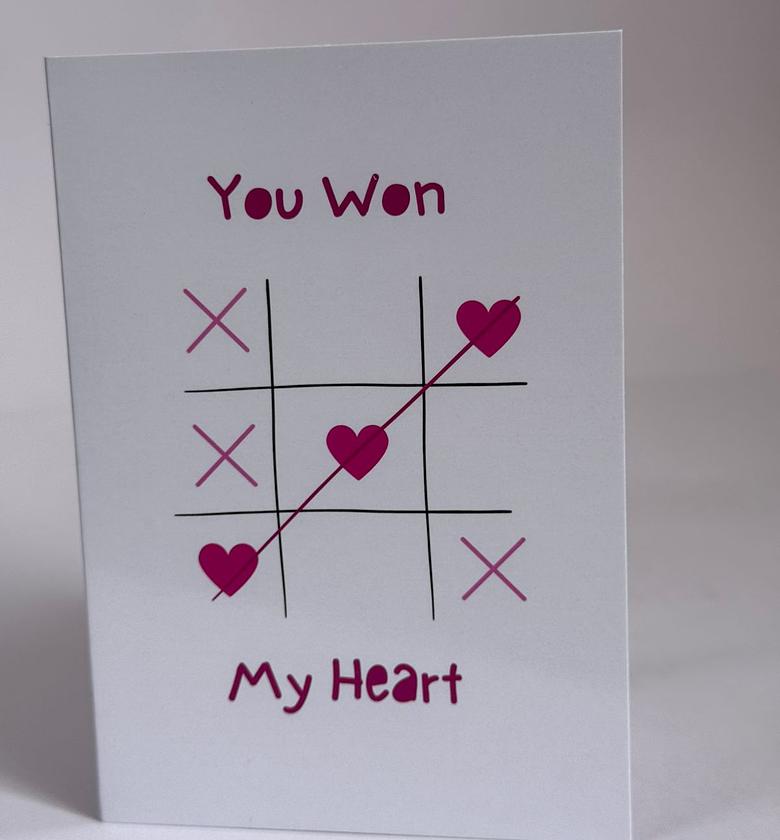 Classy Heart Love Card image
