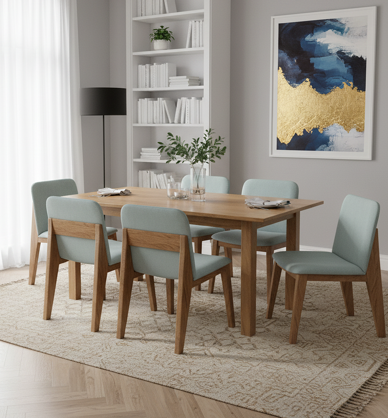 Modern Wood Dining Set image