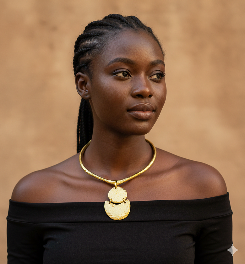 Efua Brass Choker image