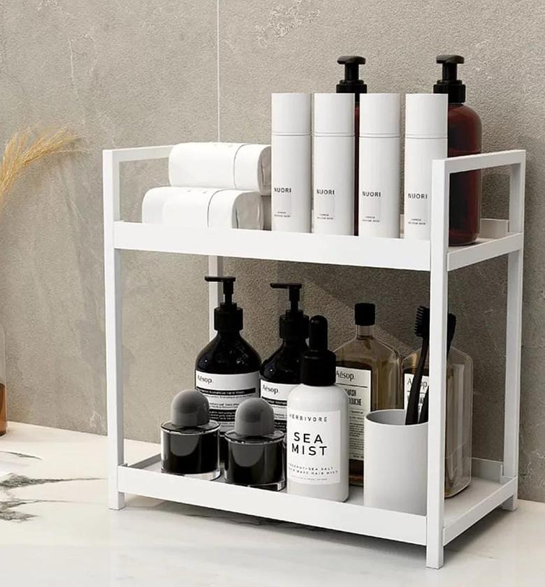 Multipurpose vanity stand. image