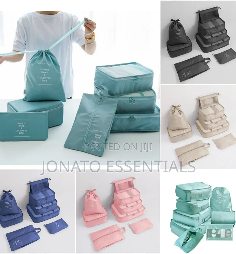 8 Piece Luggage Travel Organizers for Suitcase image