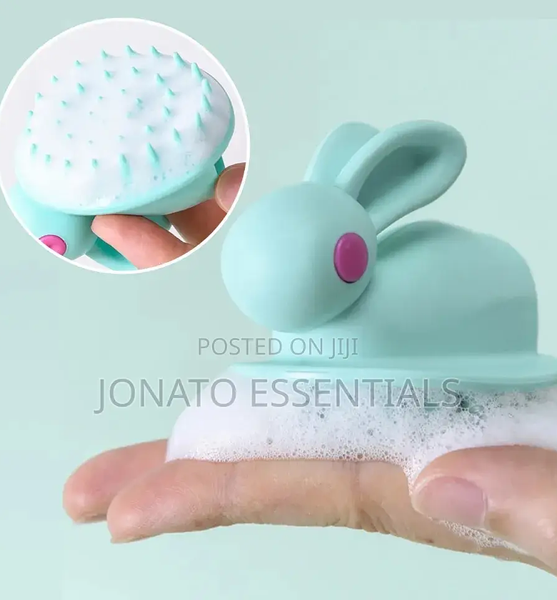 Silicone Shampoo Bathing Brush And Scalp Massager image