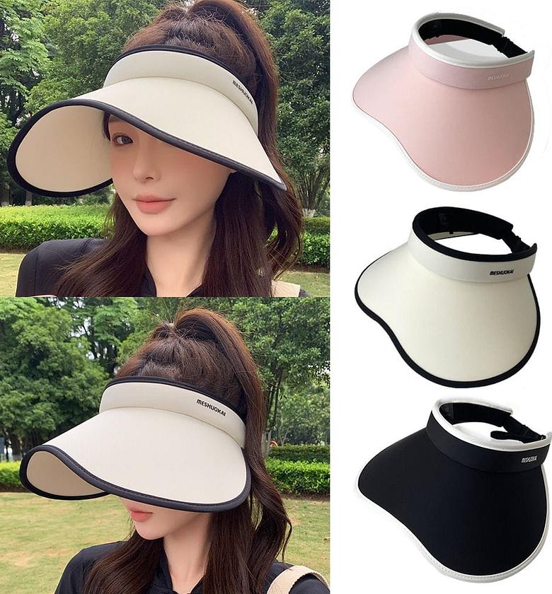 New Summer Empty Top Sun Hat image