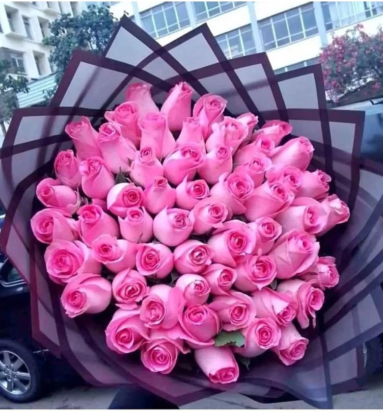 Pink Roses Bouquet  image