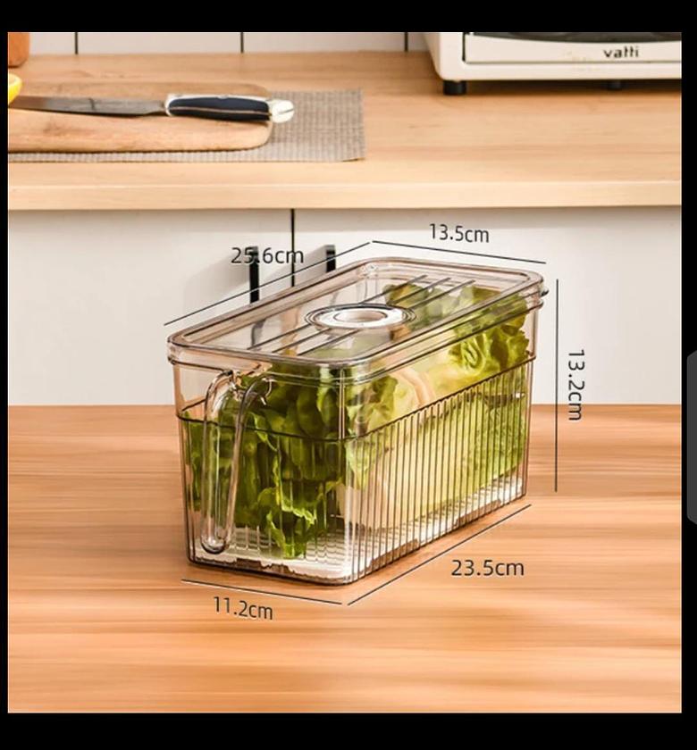 Refrigerator Storage Box Food image