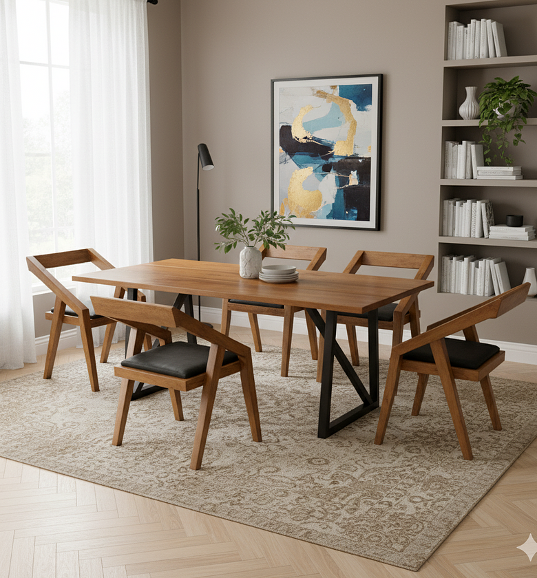 Farmhouse-Style Dining Set image