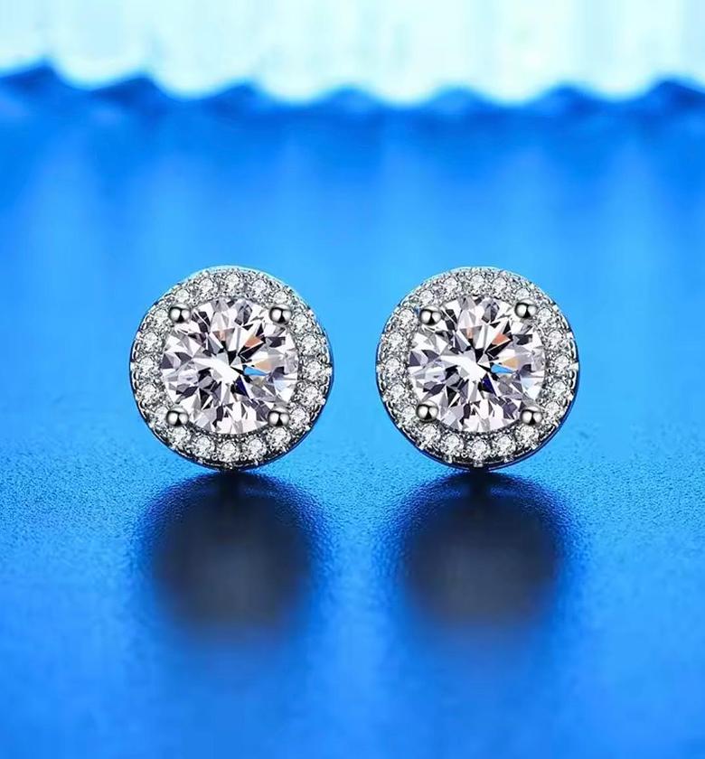 Classic Halo Brilliance Stud Earrings image