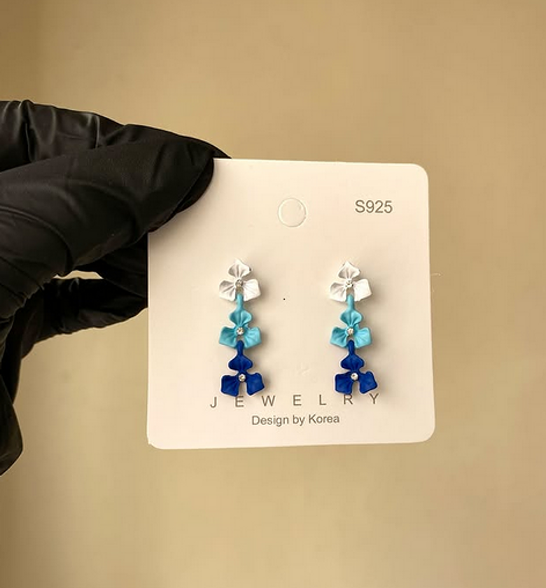 Cute Floral Drop Earrings image