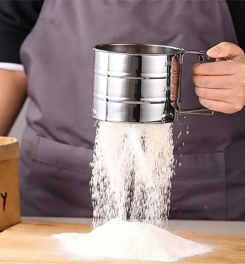 Handheld Stainless Steel Flour Sieve image