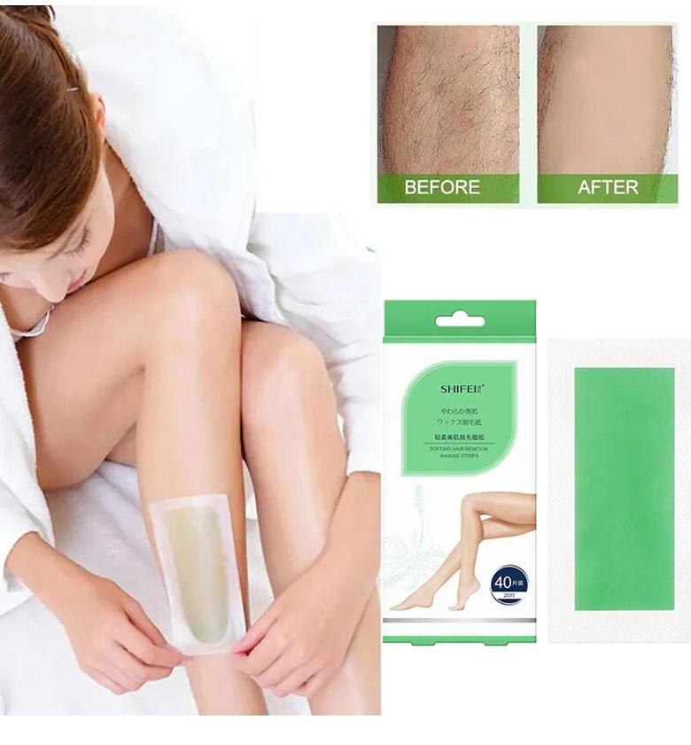 40 Piece Double Sided Body Wax Strips image