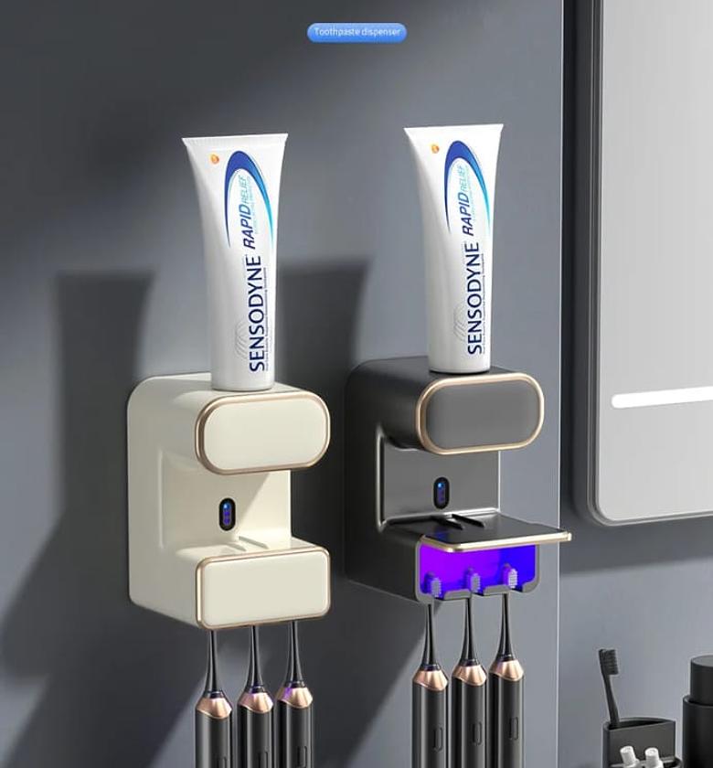 Automatic Toothpaste Squeezer Wall-mounted Electric Toothpaste Dispenser image