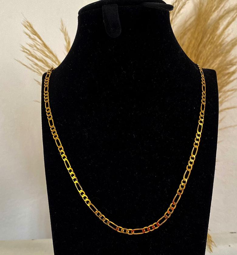 Gold figaro chain image