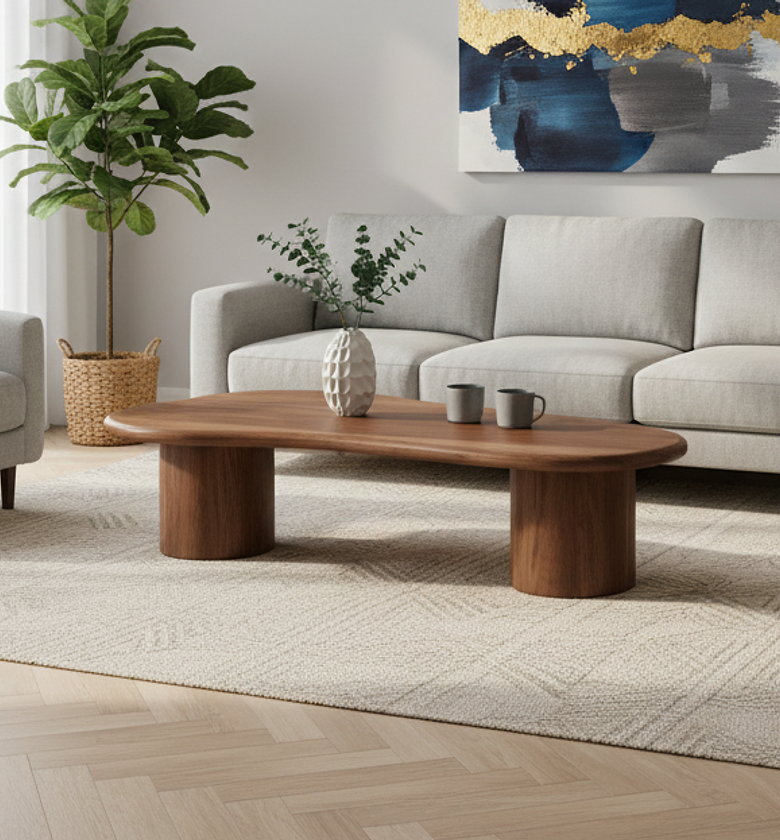 Curved Organic Coffee Table image