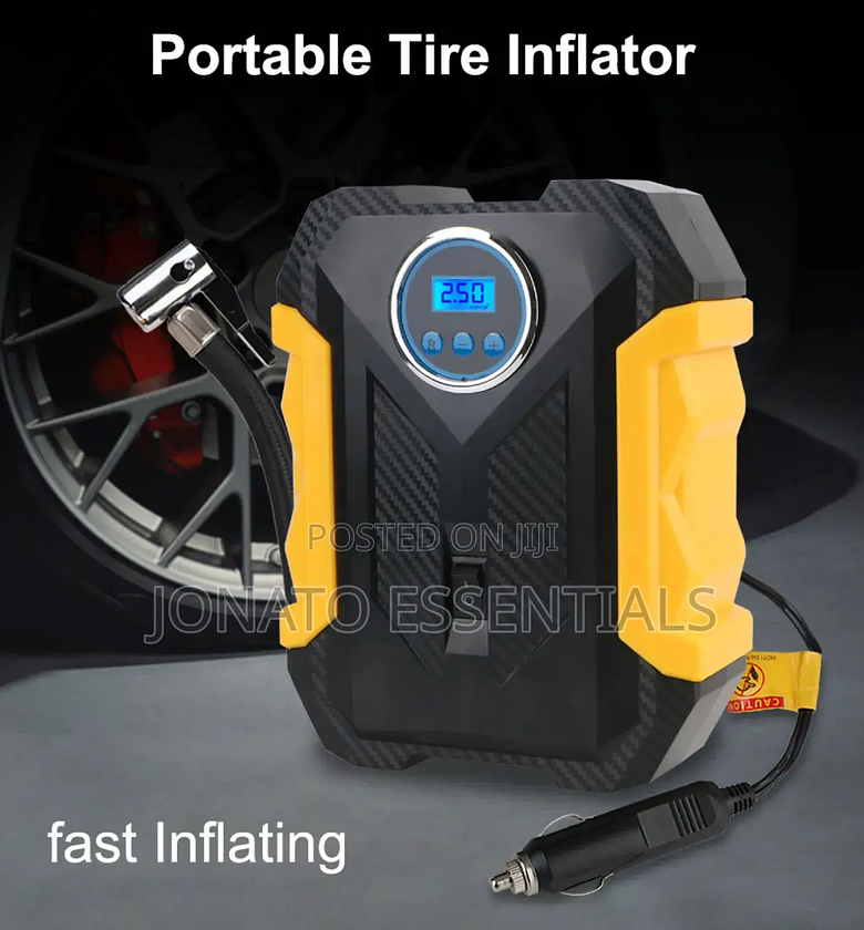 Car Air Compressor Pump, Tyre Inflator, Tire Inflator image