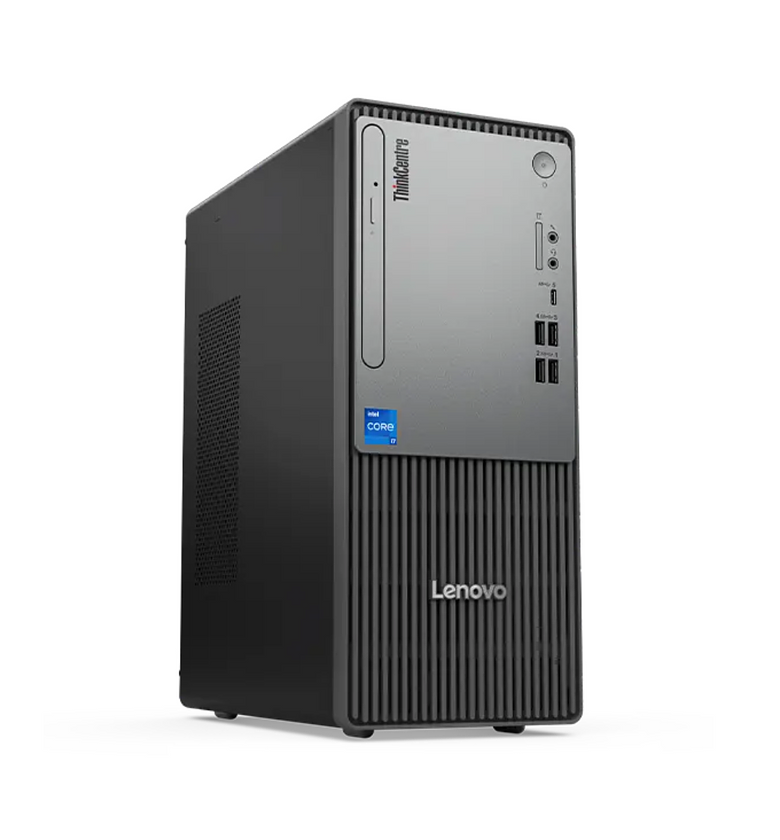 Lenovo ThinkCentre Neo 50t Gen 5 Tower – Intel® Core™ i7-13700 | 8GB RAM | 512GB SSD | FreeDOS | CPU Only | Black image