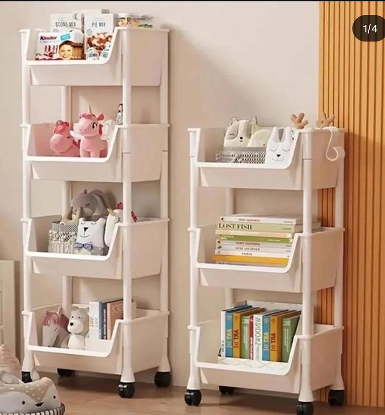 4 layers multipurpose organizing rack Trolley image
