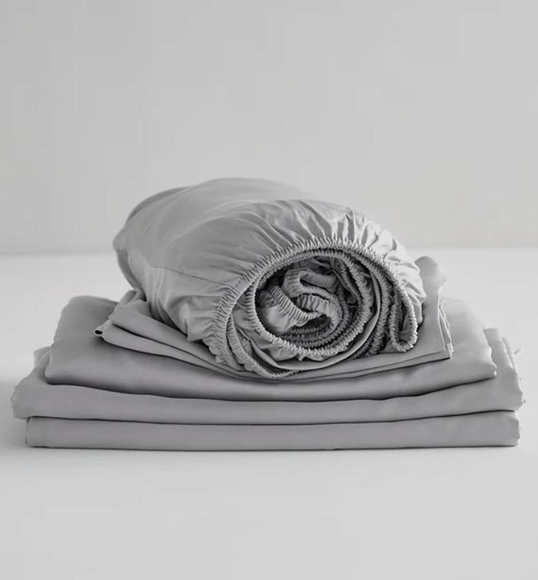 Quality Striped Cotton Fitted Bedsheet Set – King Size (6×6) image