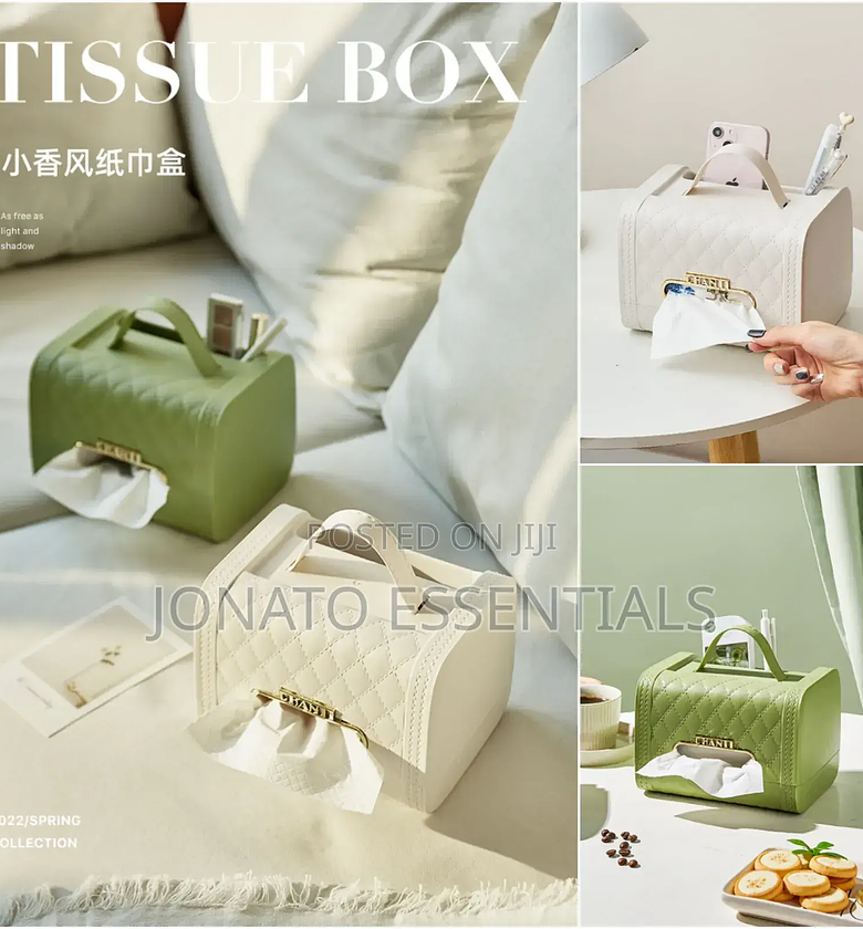 Serviette Tissue Box and Holder image