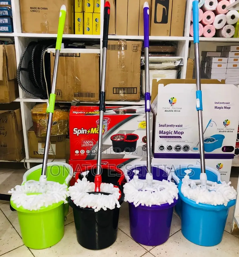 Magic Spin Mop With Extra Free Mop image