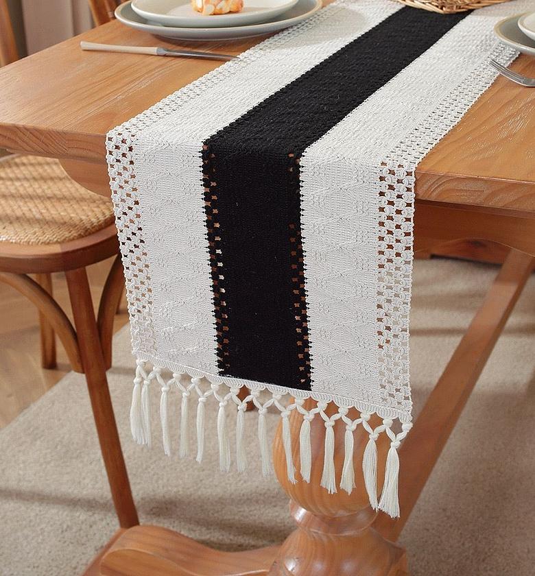 Tassels Bohemian Style Table Runner   image