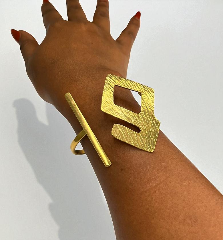 Jabari  Brass Bracelet Adjustable  image