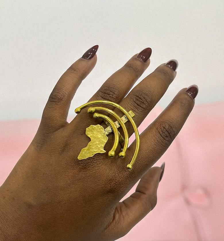 Mizizi Brass Ring Adjustable  image