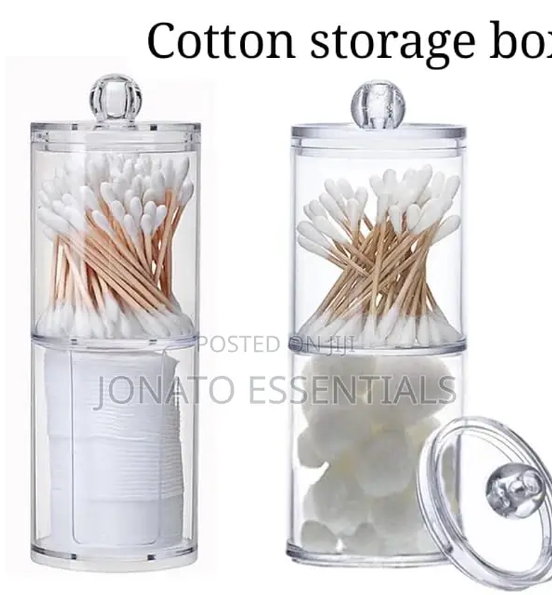 2 Layer Cotton Swabs Storage Box image