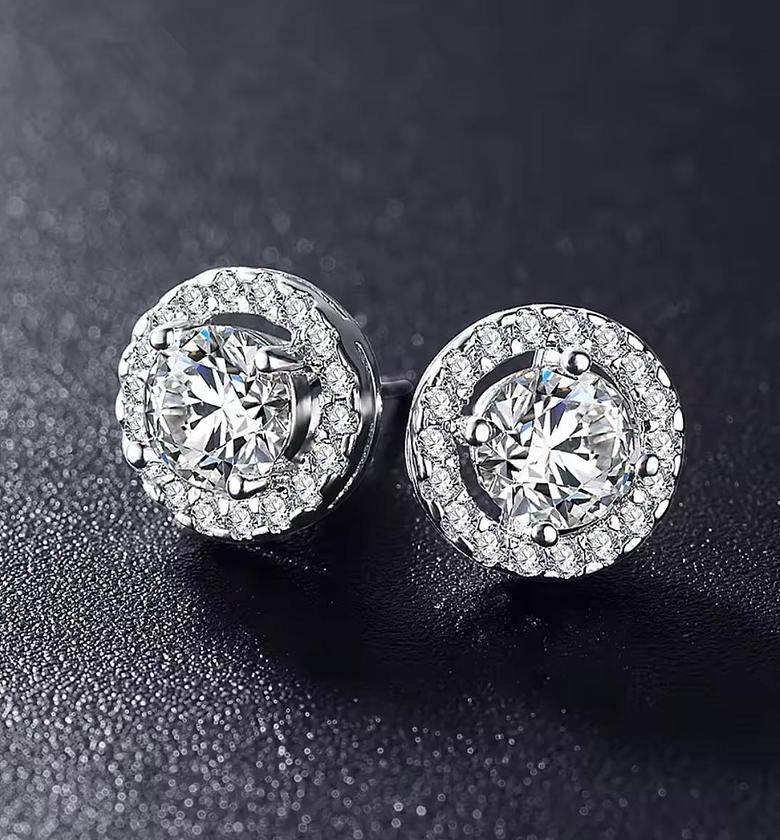 Supreme Radiant Halo Stud Earrings image
